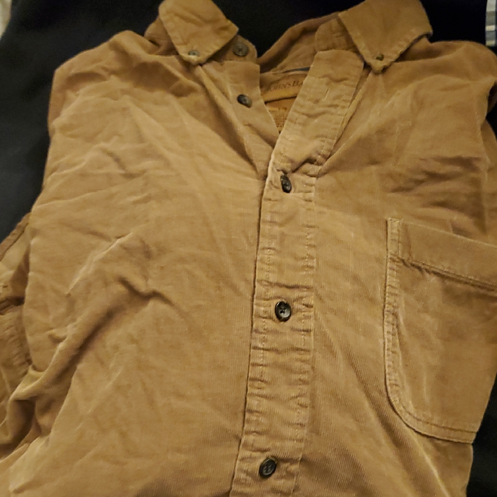 St. John's Bay Tan Corduroy Shirt